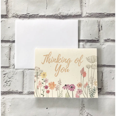 Thinking of You Card | Wildflower Field