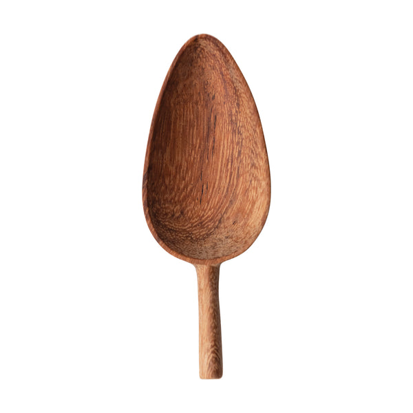 Hand-Carved Doussie Wood Scoop