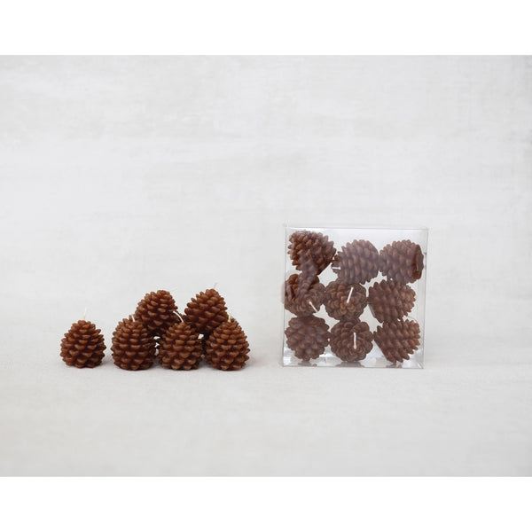 Unscented Pinecone Shaped Tealights small